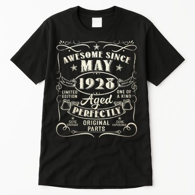 95th Birthday Awesome Since May 1928 95 Years Old Gift  Tall T-Shirt