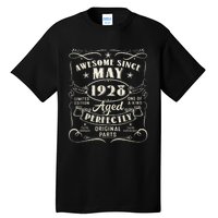 95th Birthday Awesome Since May 1928 95 Years Old Gift  Tall T-Shirt