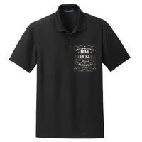 95th Birthday Awesome Since May 1928 95 Years Old Gift  Dry Zone Grid Polo