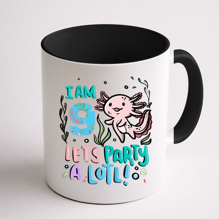 9th Birthday Axolotl - I Am 9 Let's Party A Lotl Mug