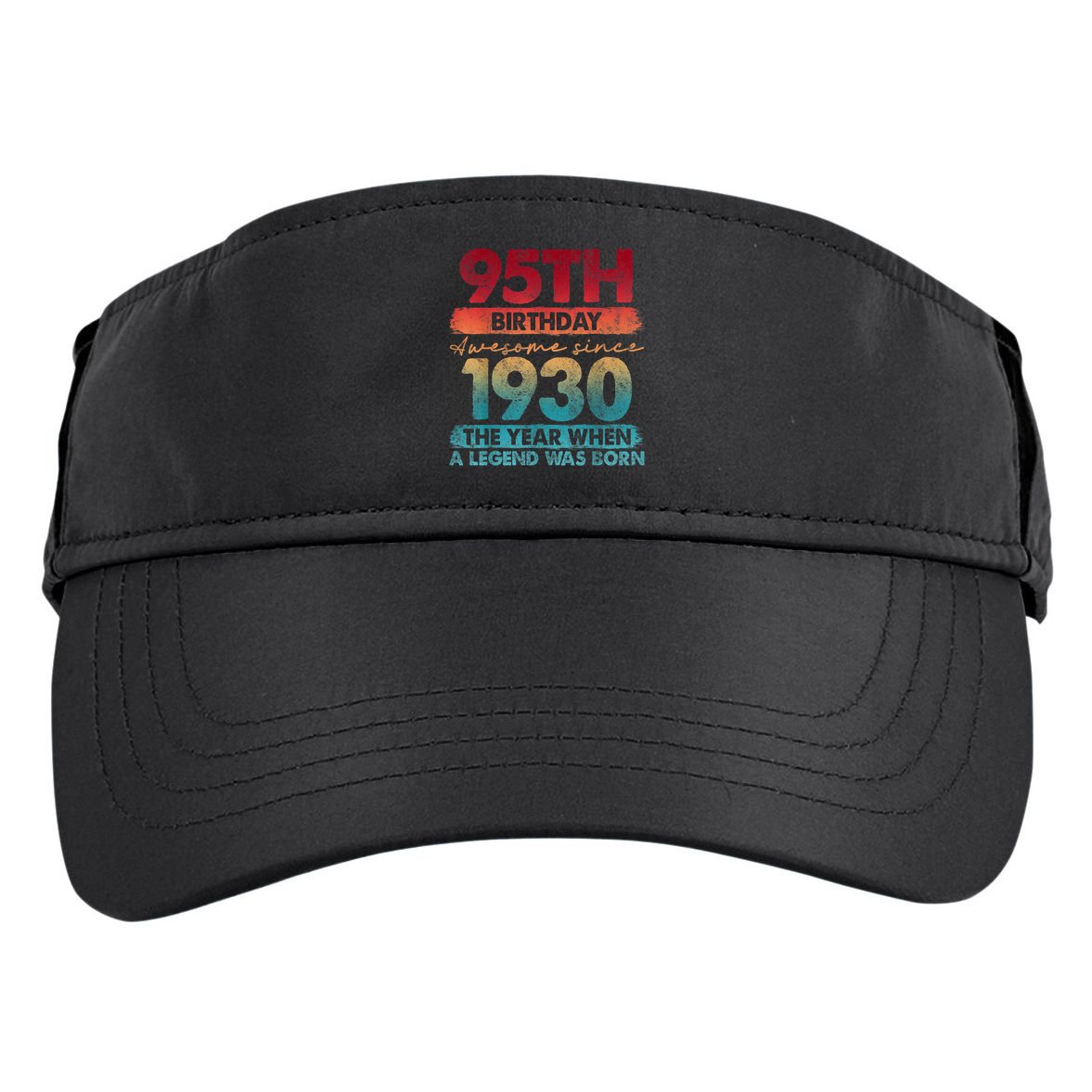 95th Birthday Awesome Since 1930 The Year When A Legend Was Born Adult Drive Performance Visor