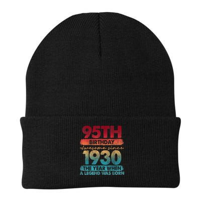 95th Birthday Awesome Since 1930 The Year When A Legend Was Born Beanie