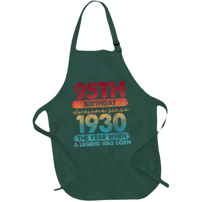 95th Birthday Awesome Since 1930 The Year When A Legend Was Born Apron