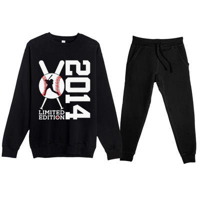 9th Birthday Baseball Limited Edition 2014 Gift Premium Crewneck Sweatsuit Set