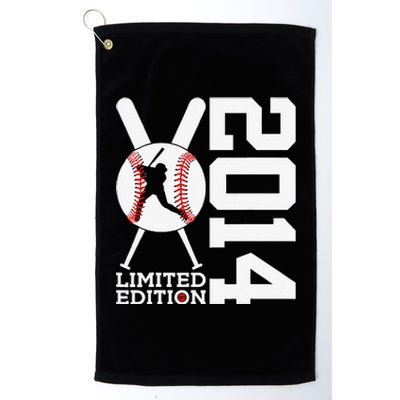 9th Birthday Baseball Limited Edition 2014 Gift Platinum Collection Golf Towel