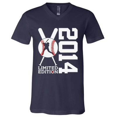 9th Birthday Baseball Limited Edition 2014 Gift V-Neck T-Shirt