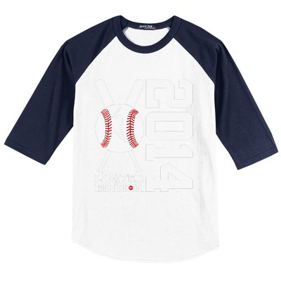 9th Birthday Baseball Limited Edition 2014 Gift Baseball Sleeve Shirt