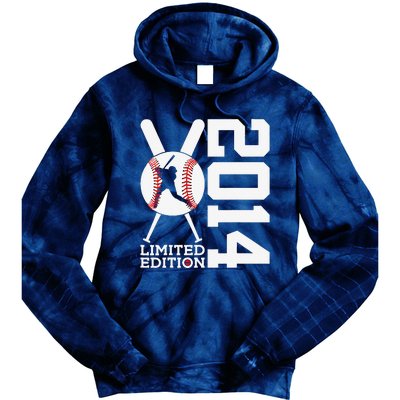 9th Birthday Baseball Limited Edition 2014 Gift Tie Dye Hoodie