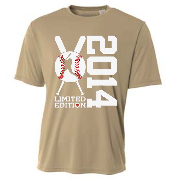 9th Birthday Baseball Limited Edition 2014 Gift Cooling Performance Crew T-Shirt