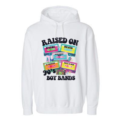 90s Boy Bands Cassette Tapes Garment-Dyed Fleece Hoodie