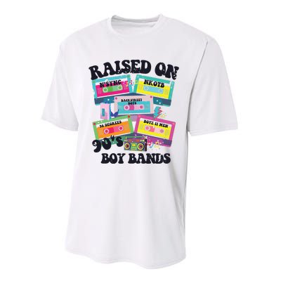 90s Boy Bands Cassette Tapes Performance Sprint T-Shirt