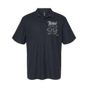 99th Birthday Blessed By God For 99 Years Anniversary Softstyle Adult Sport Polo