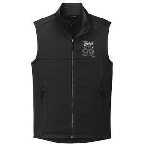 99th Birthday Blessed By God For 99 Years Anniversary Collective Smooth Fleece Vest