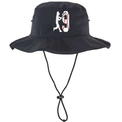 9th Birthday Baseball Big Number Nine 9 Year Old Legacy Cool Fit Booney Bucket Hat