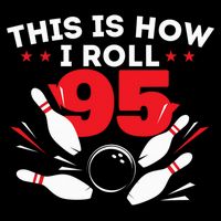 95th Birthday Bowling Lover 95 Years Old Bday Baby Bodysuit