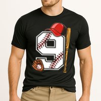 9th Birthday Baseball Big Number Nine 9 Year Old Boy Gir Cooling Performance Crew T-Shirt