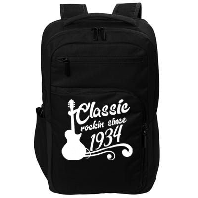 90th Birthday Classic Rockin Since 1934 Impact Tech Backpack