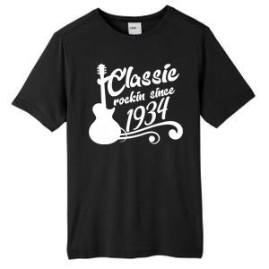 90th Birthday Classic Rockin Since 1934 Tall Fusion ChromaSoft Performance T-Shirt