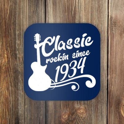 90th Birthday Classic Rockin Since 1934 Coaster