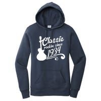 90th Birthday Classic Rockin Since 1934 Women's Pullover Hoodie