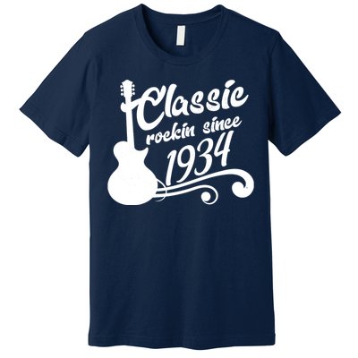 90th Birthday Classic Rockin Since 1934 Premium T-Shirt