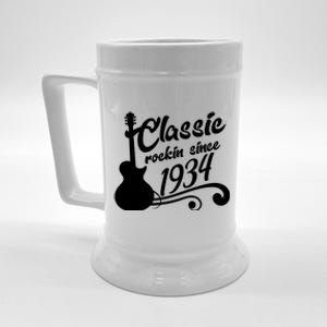 90th Birthday Classic Rockin Since 1934 Beer Stein