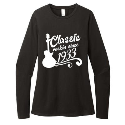 90th Birthday Classic Rockin Since 1933 Womens CVC Long Sleeve Shirt