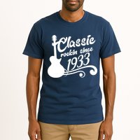 90th Birthday Classic Rockin Since 1933 Tall T-Shirt