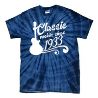 90th Birthday Classic Rockin Since 1933 Tie-Dye T-Shirt