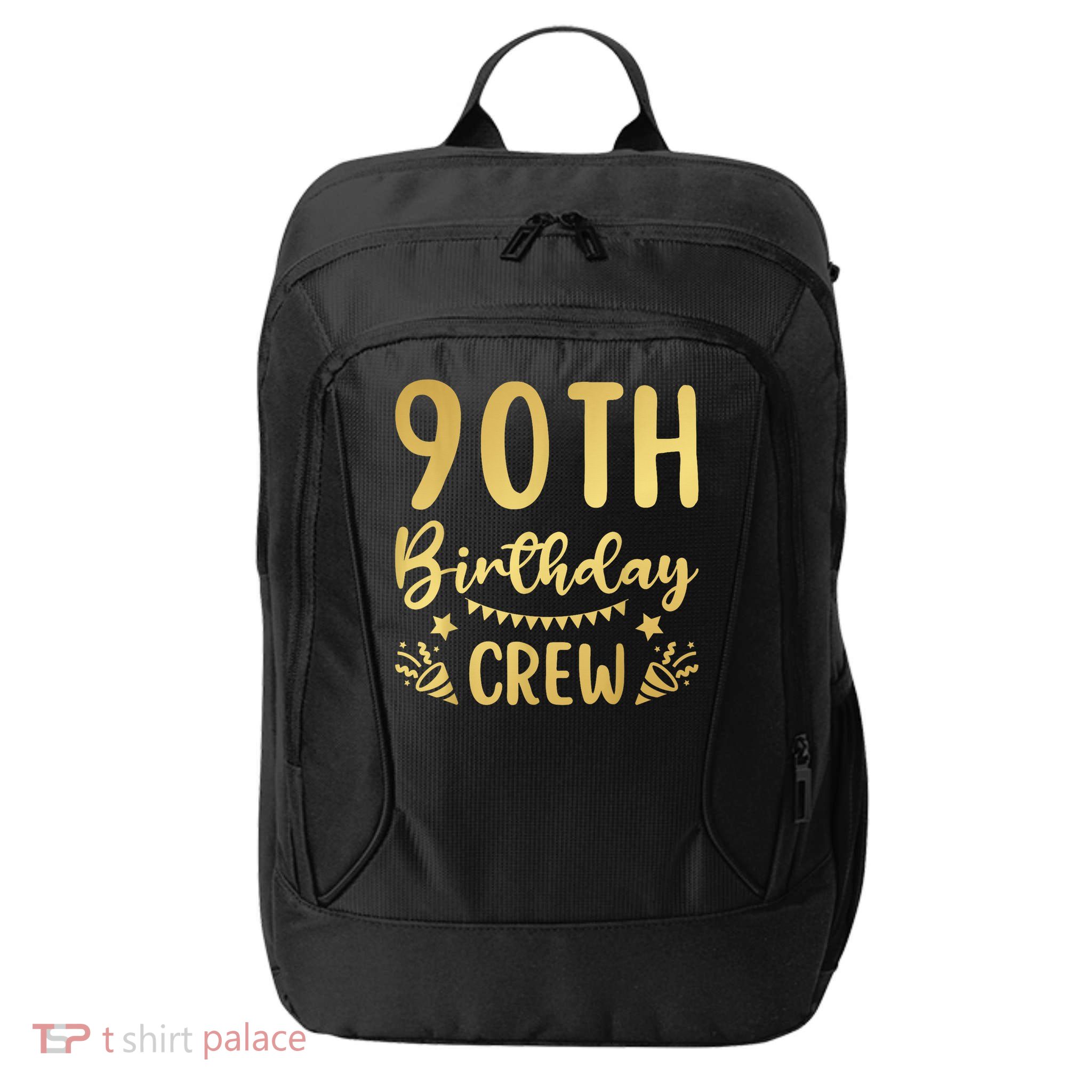 90th Birthday Crew 90 Party Crew Group Friends BDay City Backpack