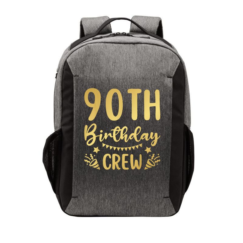 90th Birthday Crew 90 Party Crew Group Friends BDay Vector Backpack