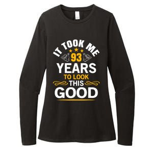 93th Birthday design Took Me 93 Years Old Birthday Womens CVC Long Sleeve Shirt