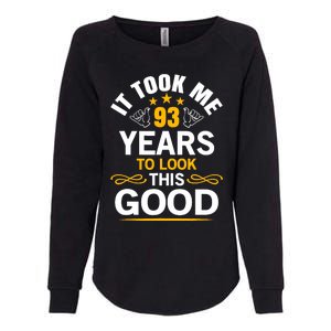 93th Birthday design Took Me 93 Years Old Birthday Womens California Wash Sweatshirt