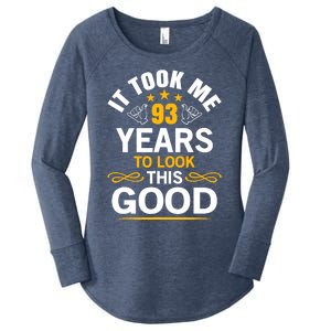 93th Birthday design Took Me 93 Years Old Birthday Women's Perfect Tri Tunic Long Sleeve Shirt