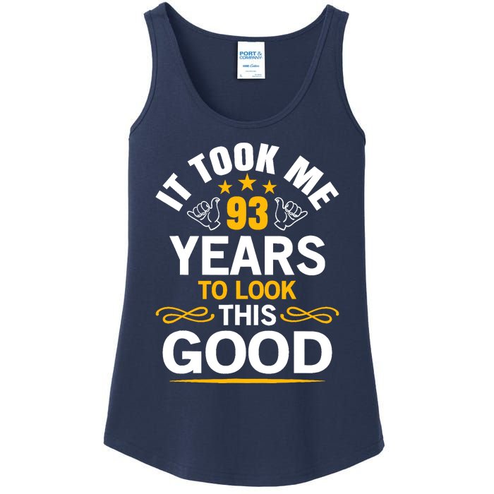 93th Birthday design Took Me 93 Years Old Birthday Ladies Essential Tank