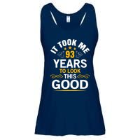 93th Birthday design Took Me 93 Years Old Birthday Ladies Essential Flowy Tank