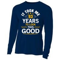 93th Birthday design Took Me 93 Years Old Birthday Cooling Performance Long Sleeve Crew