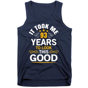 93th Birthday design Took Me 93 Years Old Birthday Tank Top