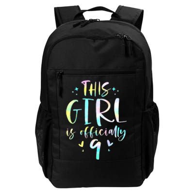 9th Birthday For Girls 9 Years Old Being Awesome Gift Daily Commute Backpack