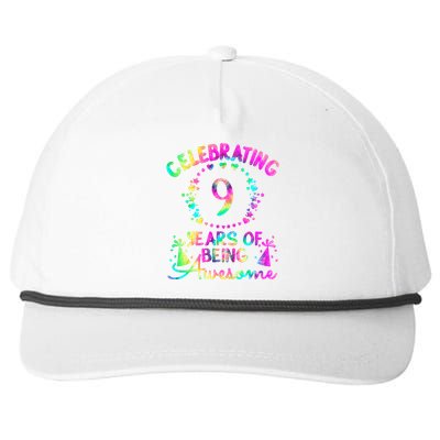 9 Birthday Girl 9 Years Old Birthday Gift Snapback Five-Panel Rope Hat