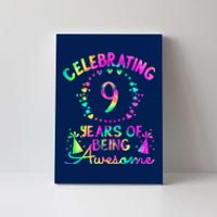 9 Birthday Girl 9 Years Old Birthday Gift Canvas