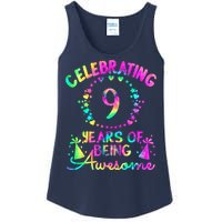 9 Birthday Girl 9 Years Old Birthday Gift Ladies Essential Tank