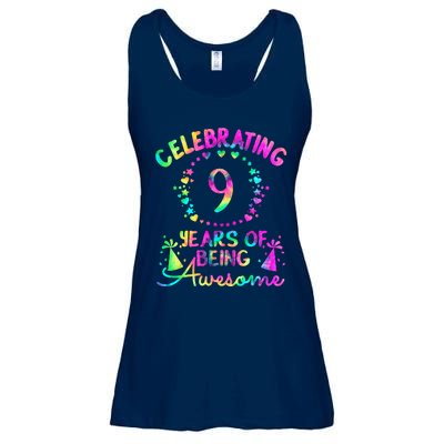 9 Birthday Girl 9 Years Old Birthday Gift Ladies Essential Flowy Tank