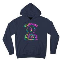 9 Birthday Girl 9 Years Old Birthday Gift Tall Hoodie