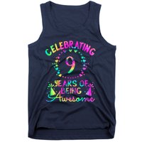 9 Birthday Girl 9 Years Old Birthday Gift Tank Top