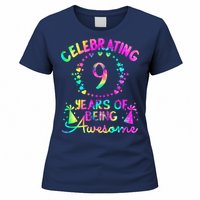 9 Birthday Girl 9 Years Old Birthday Gift Women's T-Shirt