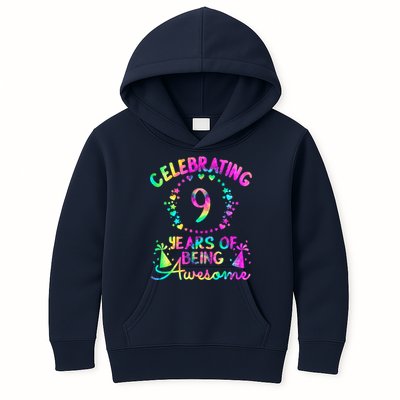 9 Birthday Girl 9 Years Old Birthday Gift Kids Hoodie