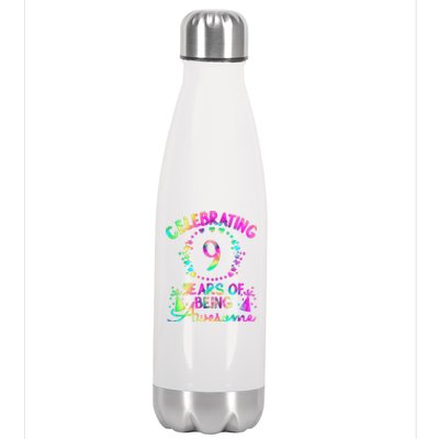 9 Birthday Girl 9 Years Old Birthday Gift Stainless Steel Insulated Water Bottle