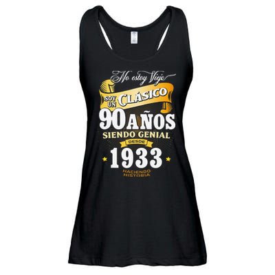 90th Birthday Gift For In Spanish Regalo Cumpleanos 90 Ladies Essential Flowy Tank