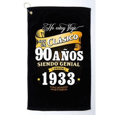 90th Birthday Gift For In Spanish Regalo Cumpleanos 90 Golf Towel